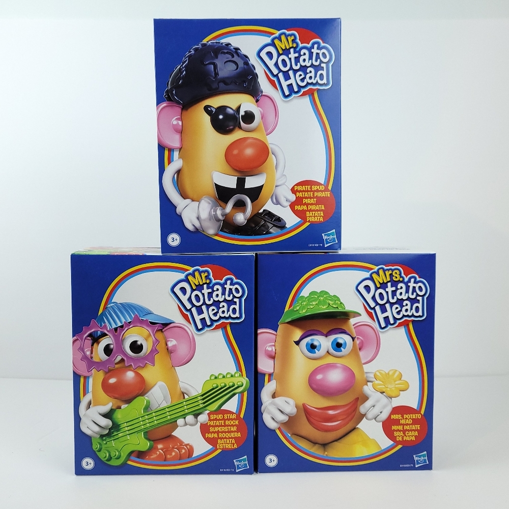 3 Pack Mr and Mrs Potato Head Pirate Spud Star